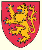 Gules a lion rampant or