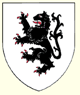 Argent a lion rampant sable 